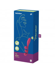 SATISFYER - MULTI VIBRATORE TRI BALL 1 ROSSO