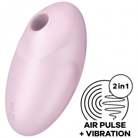 SATISFYER - STIMOLATORE E VIBRATORE VULVA LOVER 3 ROSA