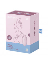 SATISFYER - STIMOLATORE E VIBRATORE VULVA LOVER 3 ROSA