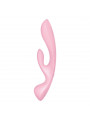 SATISFYER - TRIPLE OH VIBRAZIONE IBRIDA ROSA