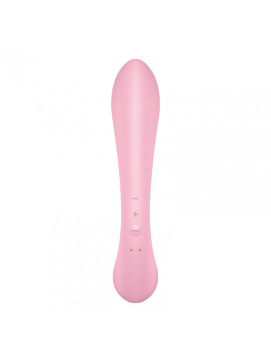 SATISFYER - TRIPLE OH VIBRAZIONE IBRIDA ROSA