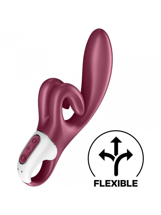 SATISFYER - VIBRAZIONE TOUCH ME RABBIT ROSSO