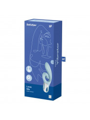 SATISFYER - LOVE ME RABBIT VIBRAZIONE BLU