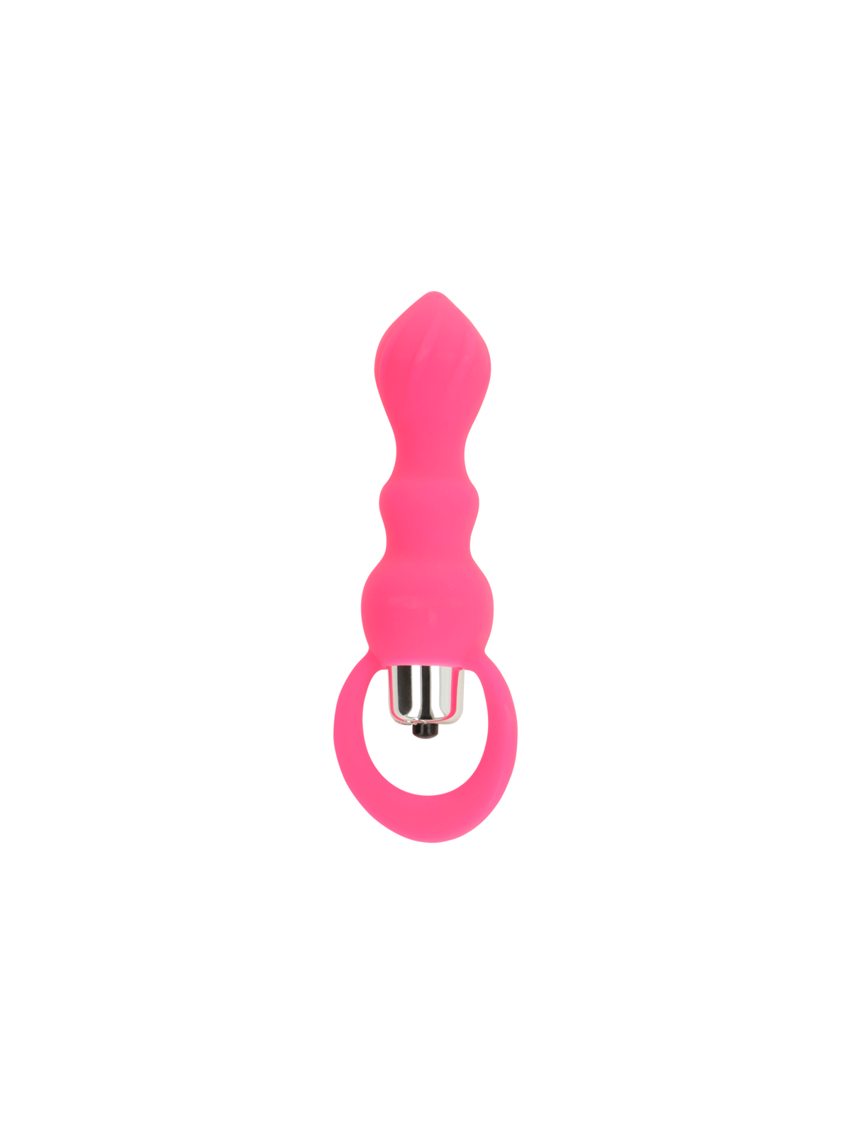 OHMAMA - STIMOLATORE ANALE CON VIBRAZIONE 9 CM ROSA