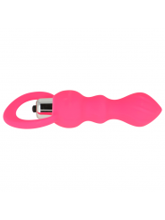 OHMAMA - STIMOLATORE ANALE CON VIBRAZIONE 9 CM ROSA