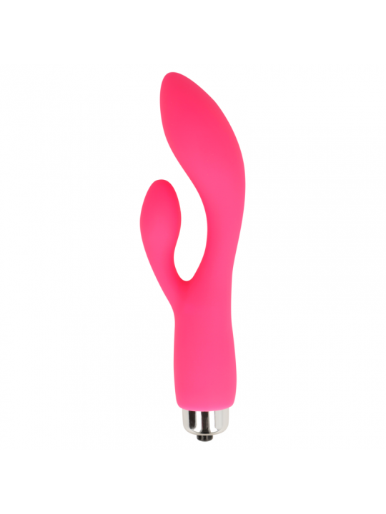 OHMAMA - VIBRATORE CON CONIGLIO 12,5 CM ROSA