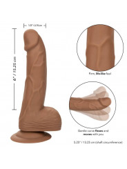 CALEXOTICS - BORCHIE IN SILICONE 15.24 CM MARRONE