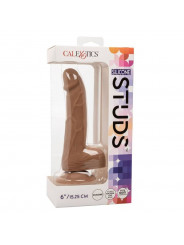 CALEXOTICS - BORCHIE IN SILICONE 15.24 CM MARRONE