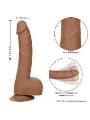 CALEXOTICS - BORCHIE IN SILICONE 20.32 CM MARRONE