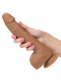 CALEXOTICS - BORCHIE IN SILICONE 20.32 CM MARRONE