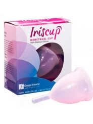 IRISCUP - COPPA MESE GRANDE ROSA + SACCHETTO STERILIZZATORE GRATUITO