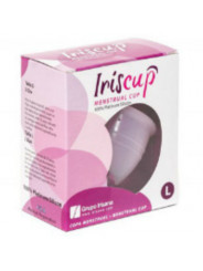 IRISCUP - COPPA MESE GRANDE ROSA + SACCHETTO STERILIZZATORE GRATUITO