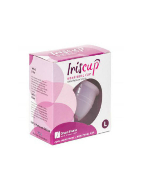 IRISCUP - COPPA MESE GRANDE ROSA + SACCHETTO STERILIZZATORE GRATUITO