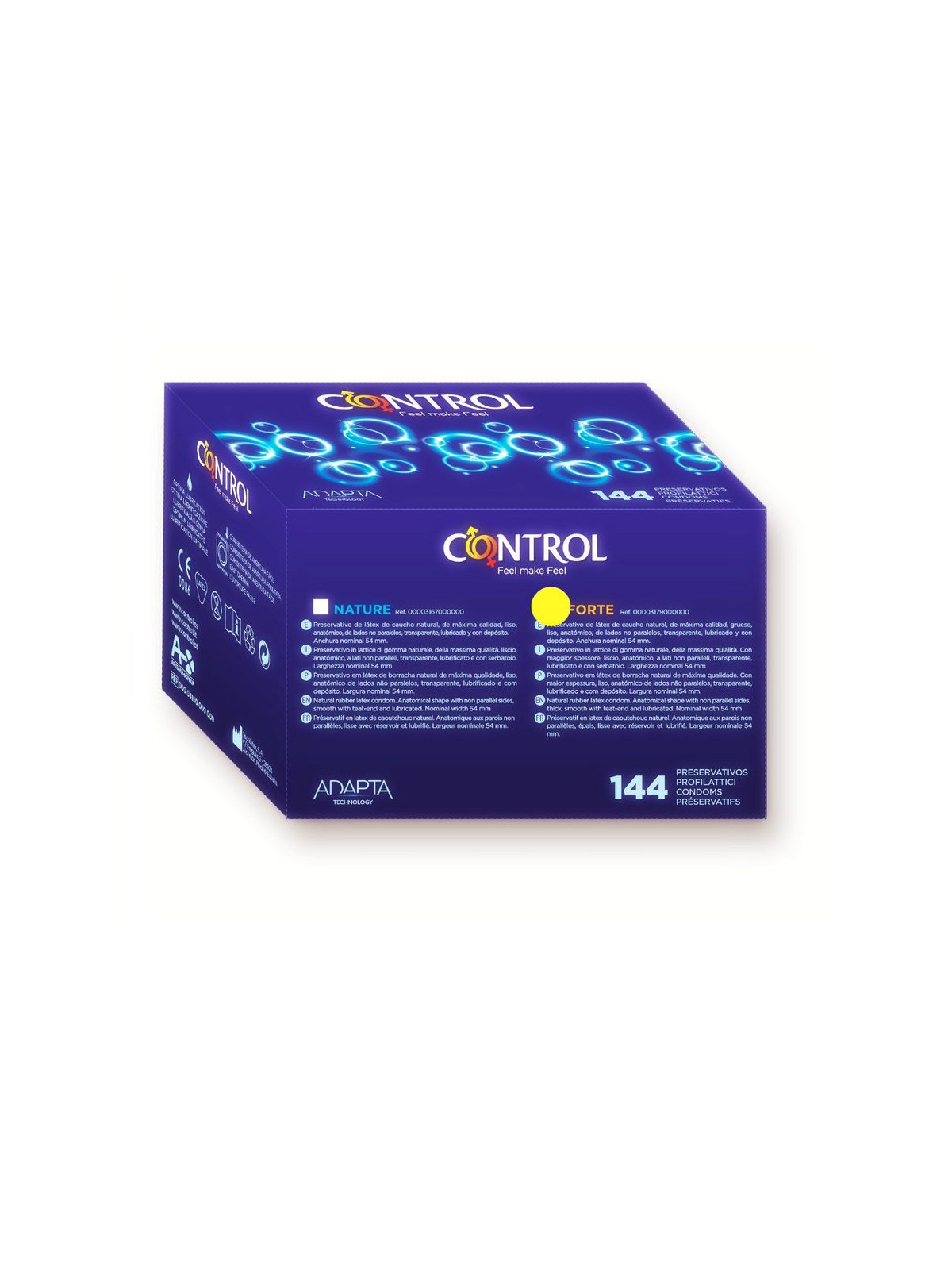 CONTROL - PRESERVATIVI ADAPTA FORTE 144 UNITÀ