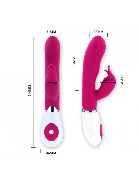 PRETTY LOVE - FLIRTATION VIBRATORE CON STIMOLATORE FELIX