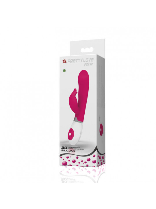 PRETTY LOVE - FLIRTATION VIBRATORE CON STIMOLATORE FELIX