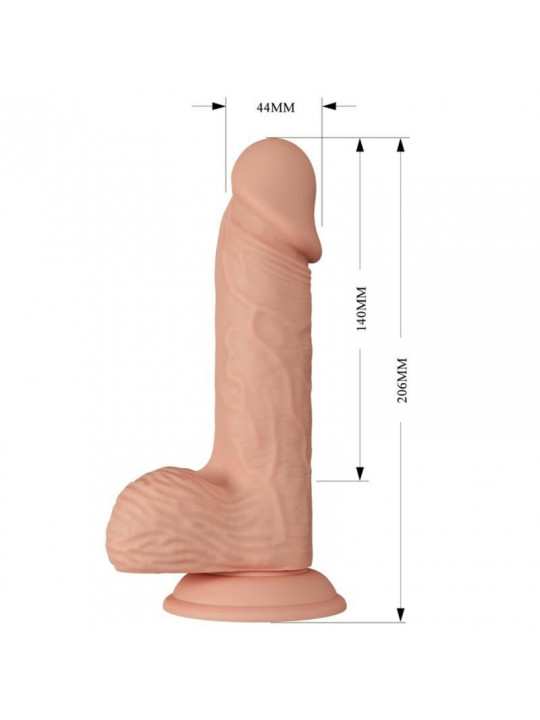 BAILE - BELLISSIMO INCONTRO CATOBLEPAS DILDO REALISTICO FLESSIBILE 20.6 CM NATURALE