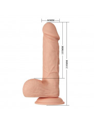 BAILE - BELLISSIMO INCONTRO DILDO REALISTICO FLESSIBILE BAHAMUT 21.8 CM NATURALE