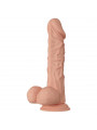 BAILE - BELLISSIMO INCONTRO DILDO REALISTICO FLESSIBILE BURAQ 24 CM NATURALE