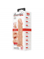 BAILE - BELLISSIMO INCONTRO DILDO REALISTICO FLESSIBILE BURAQ 24 CM NATURALE