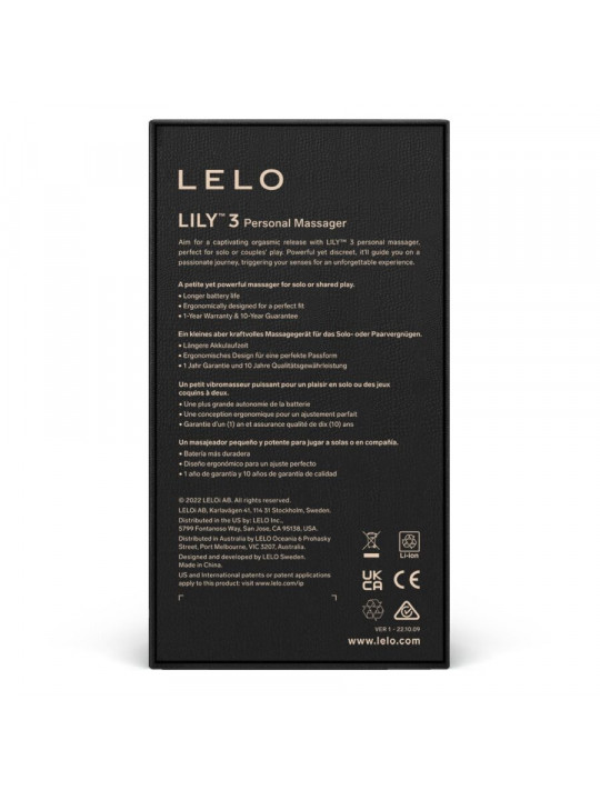 LELO - MASSAGGIATORE PERSONALE LILY 3 - LAVANDA