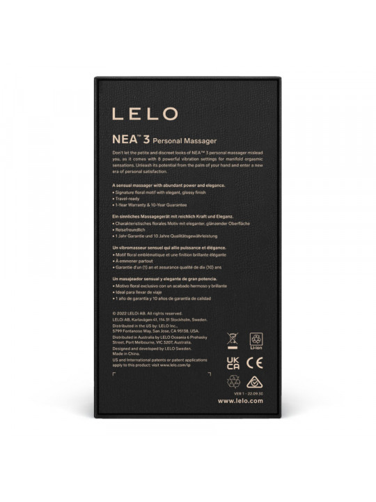 LELO - MASSAGGIATORE PERSONALE NEA 3 - BLU