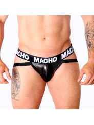 MACHO - MX25NC JOCK NERO PELLE S