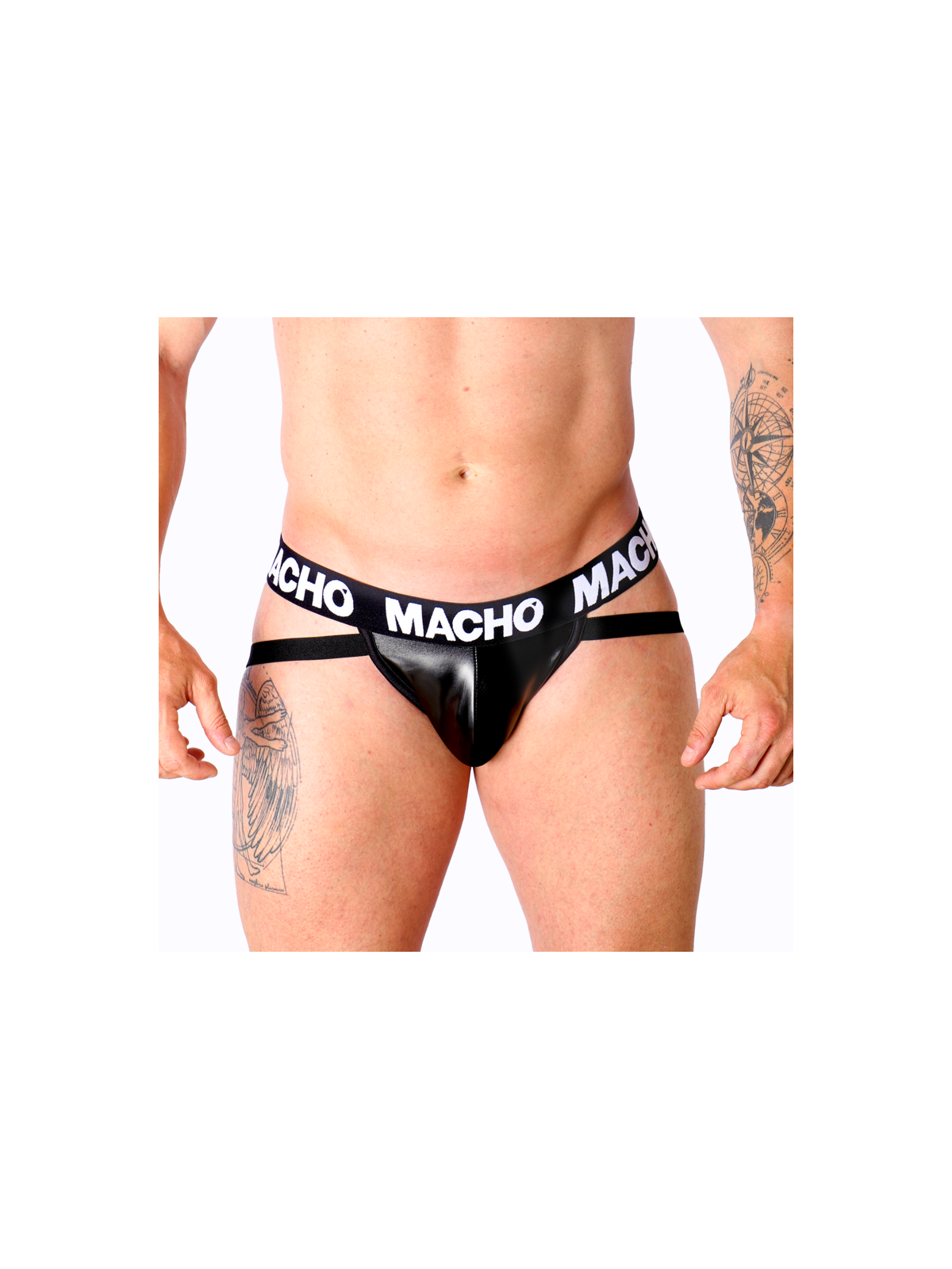 MACHO - MX25NC JOCK NERO PELLE S