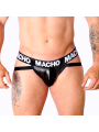 MACHO - MX25NC JOCK NERO PELLE S