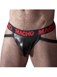 MACHO - MX25RC JOCK ROSSO PELLE S