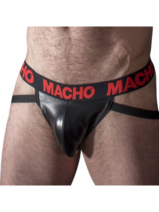 MACHO - MX25RC JOCK ROSSO PELLE S