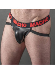 MACHO - MX25RC JOCK ROSSO PELLE S