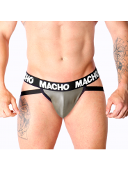 MACHO - MX27GR JOCK LEATHER GRIGIO BEIGE S