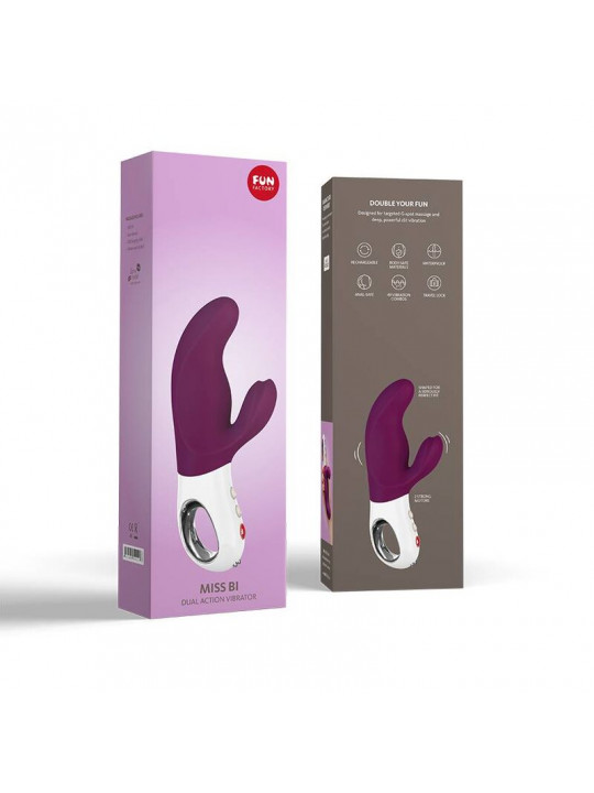 FUN FACTORY - MISS BI DUAL VIBRATORE UVA BIANCA