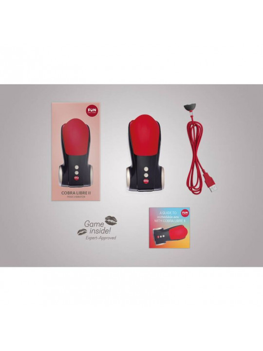 FUN FACTORY - TESTINA DELLO STIMOLATORE DEL PENE COBRA LIBRE II NERO ROSSO