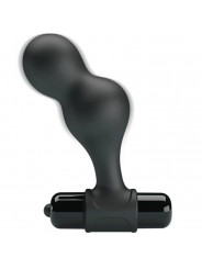 MR PLAY - PLUG ANALE VIBRATORE IN SILICONE NERO