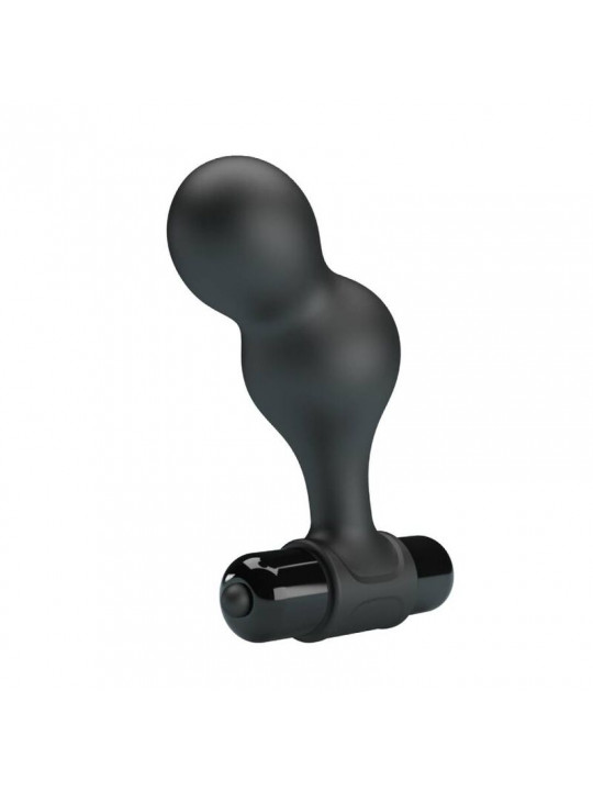 MR PLAY - PLUG ANALE VIBRATORE IN SILICONE NERO