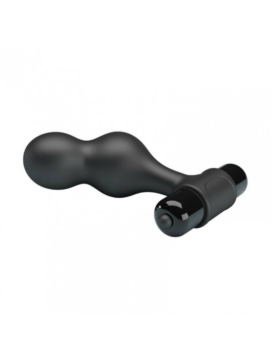 MR PLAY - PLUG ANALE VIBRATORE IN SILICONE NERO