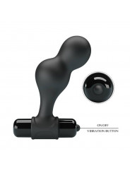 MR PLAY - PLUG ANALE VIBRATORE IN SILICONE NERO