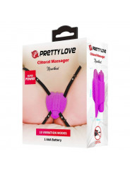 PRETTY LOVE - MASSAGGIATORE PER CLITORIDE HEARTBEAT 10 MODALIT DI VIBRAZIONE VIOLA