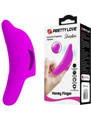 PRETTY LOVE - POTENTE STIMOLATORE DELLE DITA DELPHINI VIOLA