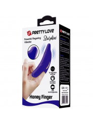 PRETTY LOVE - POTENTE STIMOLATORE DELLE DITA DELPHINI BLU SCURO