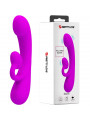 PRETTY LOVE - VIBRATORE SINCERO E VENTOSA CLITORIDE IN SILICONE VIOLA