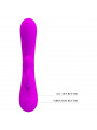 PRETTY LOVE - VIBRATORE SINCERO E VENTOSA CLITORIDE IN SILICONE VIOLA