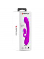 PRETTY LOVE - VIBRATORE SINCERO E VENTOSA CLITORIDE IN SILICONE VIOLA