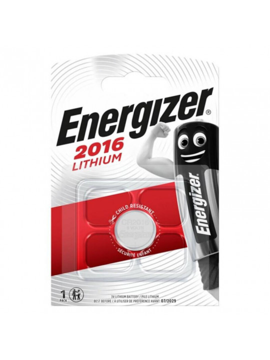 ENERGIZER - BATTERIA LITIO A TASTO CR2016 3V 1 UNIT