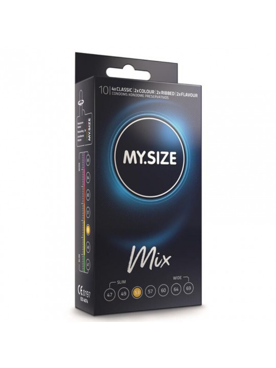 MY SIZE - MIX PRESERVATIVI 53 MM 10 UNIT