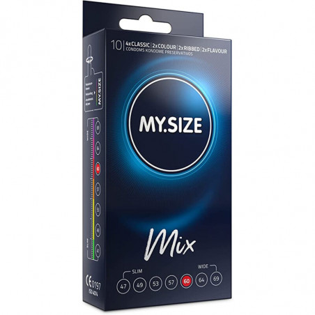 MY SIZE - MIX PRESERVATIVI 60 MM 10 UNIT