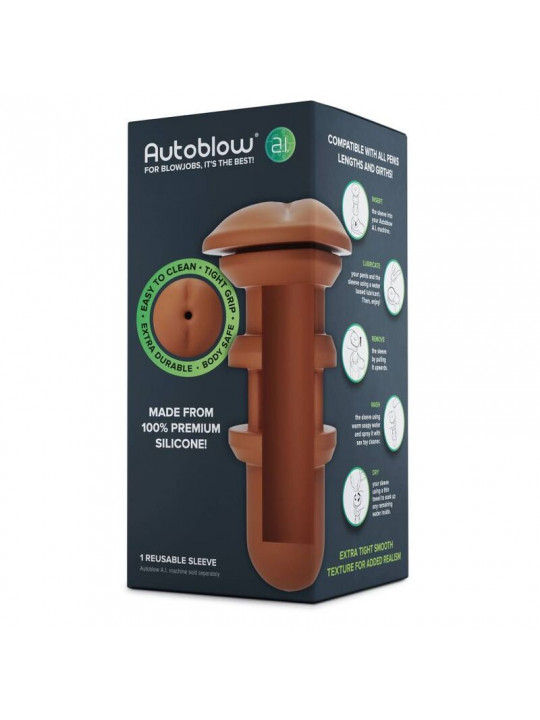 AUTOBLOW - AI ANUS SLEEVE MARRONE