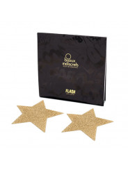 BIJOUX - INDISCRETS COPRI CAPEZZOLI FLASH GOLDEN STAR